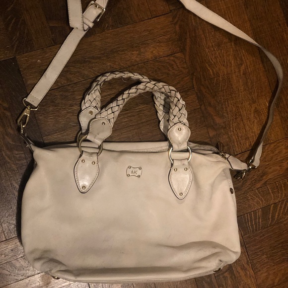 Michael Kors Satchel w/ braided handles + strap - Picture 2 of 6